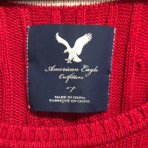 sweater red American eagle small - Picture 3 of 5